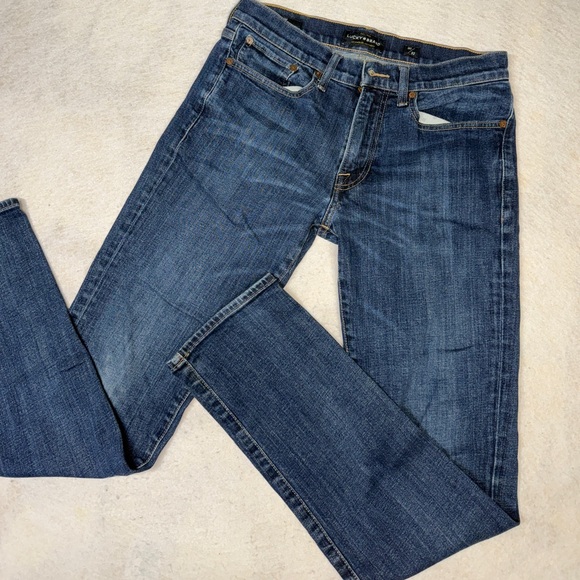 Lucky Brand Other - Lucky Brand Jeans Mens 30 x 32 121 Slim Straight Dark Wash EUC